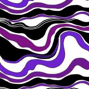 70's Go with the Flow -horizontal-black_ white_ purple