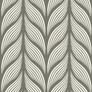 braid _ creamy white_ limed ash green _ vertical stripe