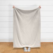 Grosgrain Stripe: Chestnut Beige & White  3/4" Stripe