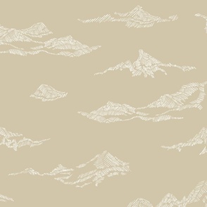 Mountains Beige Cream