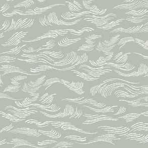 Waves Sage Off White