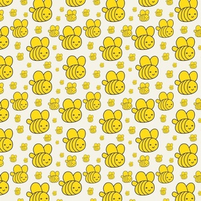 bees pattern 