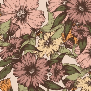 Retro Flowers