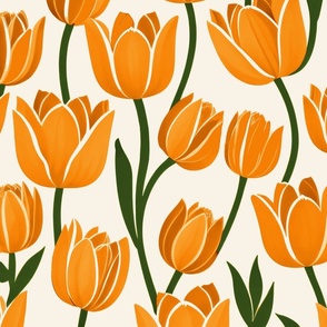 Orange Tulips