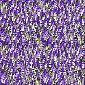 Purple shades floral design
