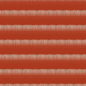 abstract minimalism stripes rust red