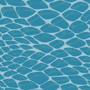 Deep blue sea texture water ripples netting