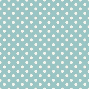 Mint Polka Dot - Small