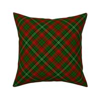 MEDIUM christmas plaid fabric - green and red tartan, tartan fabric, plaid  fabric, christmas plaid fabric - red and green 6in