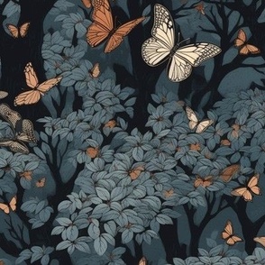 Butterflies and Oak Trees