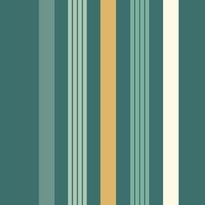 Vintage Stripe green