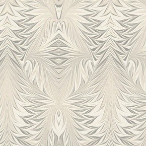 24" Classic Marbled Marbling Pattern Neutral Cream Gray by Audrey Jeanne