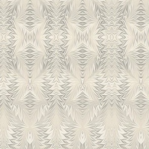 12" Classic Marbled Marbling Pattern Neutral Cream Gray by Audrey Jeanne