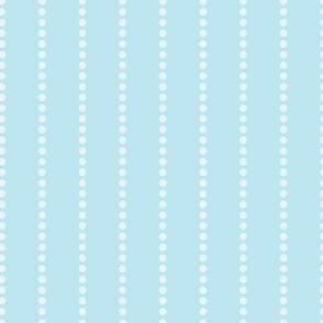 Medium Scale Blender - Light Blue Dotted Vertical Stripes on Baby Blue
