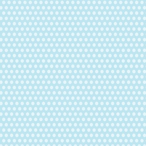 Medium Scale Blender - Light Blue Close Polka Dots on Baby Blue