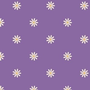 XS ✹ Traditional Daisies in Purple Grape