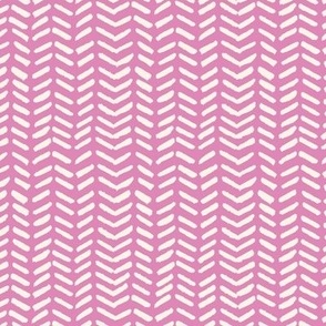 Pink Watercolor Chevron Herringbone - ultra