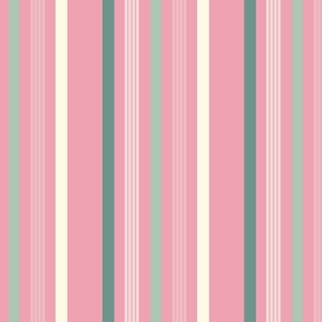 Vintage stripe pink