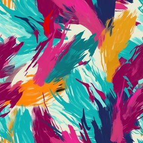 Abstract Colorful Splash