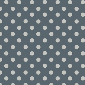 Classic Gray and Sage Polka Dot