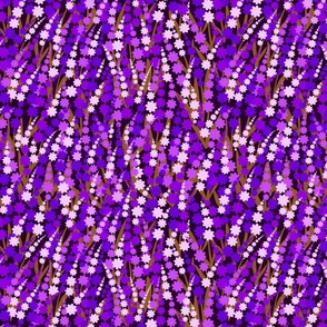 (M)Purple shades floral design