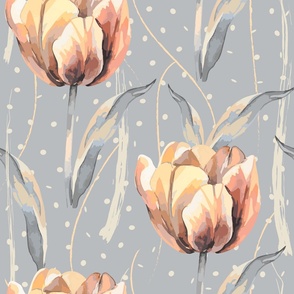 Sugar Paper Sweethearts Tulips | Jumbo warm neutrals colors tulips