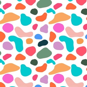 fun spots,  colorful irregular shapes 