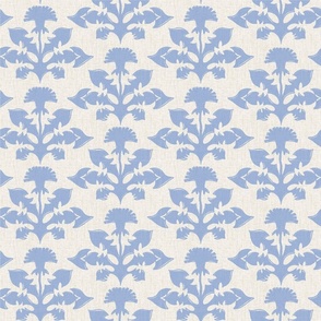  French Linen Dandelion Blue 9