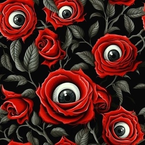 rose eyeball black