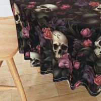 floral skulls