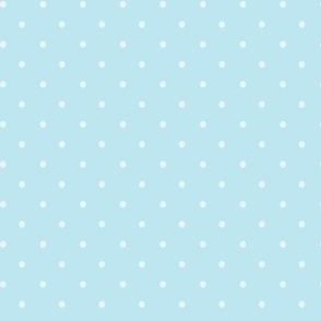 Medium Scale Blender - Light Blue Spaced out Polka Dots on Baby Blue