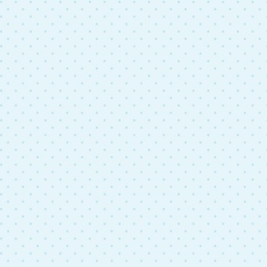 Small Scale Blender - Baby Blue Spaced out Polka Dots on Light Blue