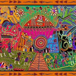 Shaman Tribal Spirit Dreams - Large Scale - Design 15253442