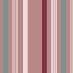 Vintage stripe plum
