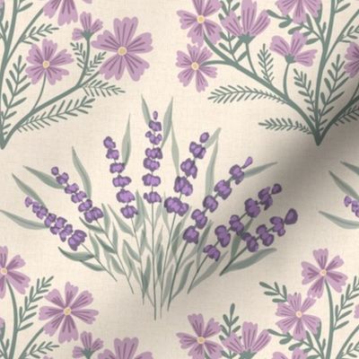 French wildflowers and lavender 7”