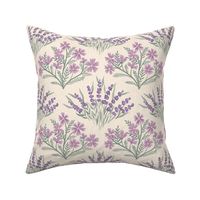 French wildflowers and lavender 7”