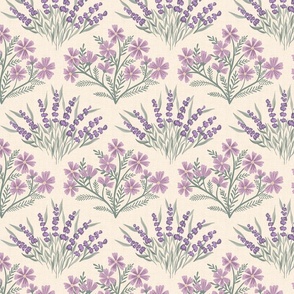 French wildflowers and lavender 7”