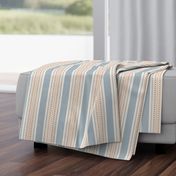 Modern French country ticking stripe- large