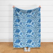 Pangolin french country blue large scale