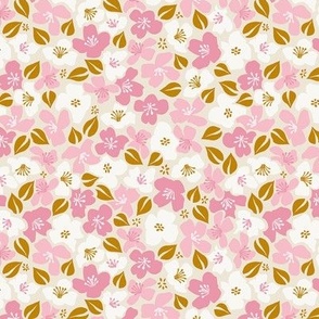 Pink Ditsy Floral 