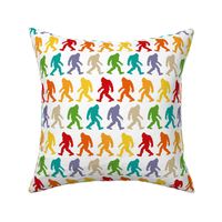 Medium Scale Colorful Sasquatch on Navy