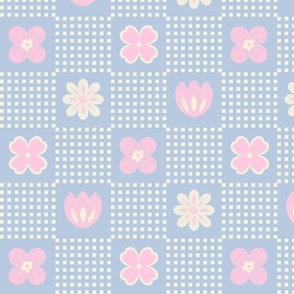 Les fleurs Picnic | French Retro  Spring | Pastel Colors 