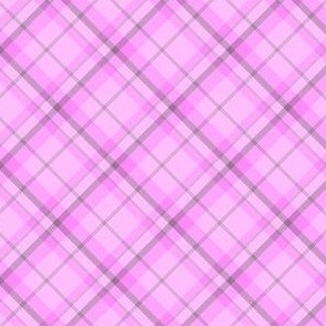 Fondant pink plaid