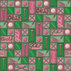 Pink and Green - Golf - Full