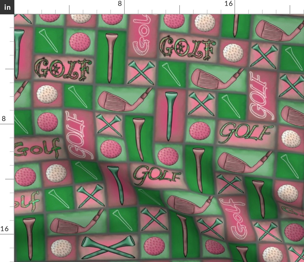 Pink and Green - Golf - Full
