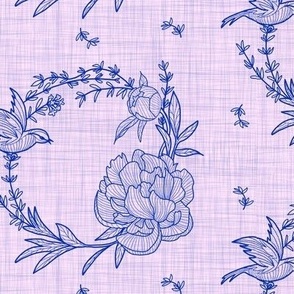 peony, songbird & thyme - lilac