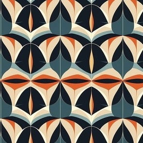 Mid Century Geometric Pattern 13