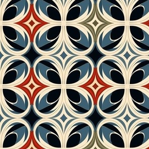 Mid Century Geometric Pattern 14