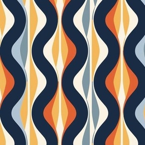 Mid Century Geometric Pattern 15