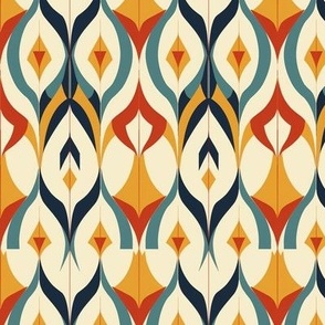 Mid Century Geometric Pattern 28